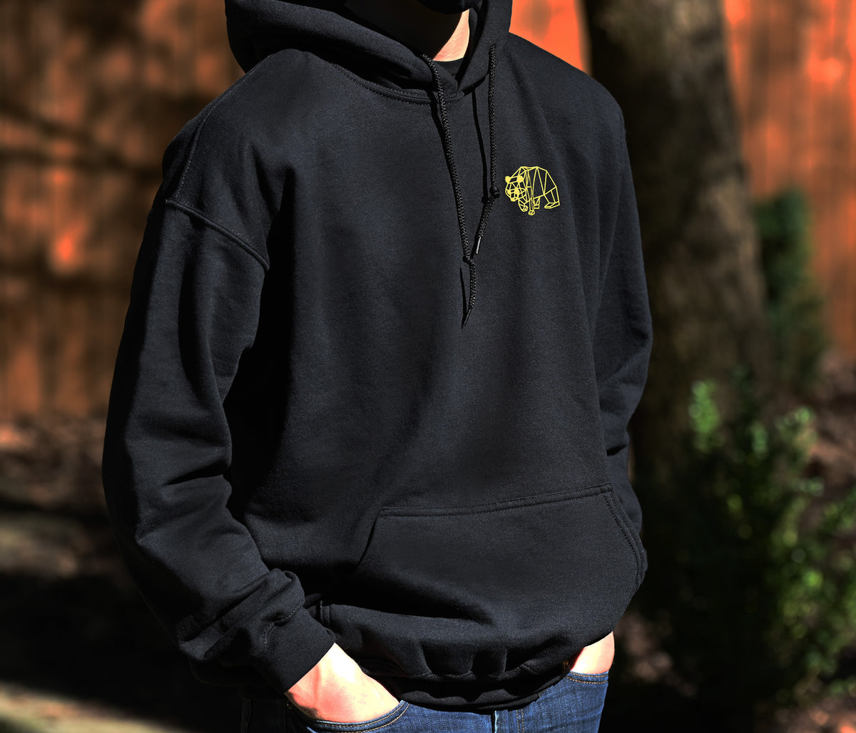 Gold and black online hoodie