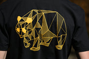 Men's Gold on Black T-Shirt