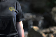 Women's Gold on Black T-Shirt