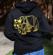 Women's Gold on Black Hoodie