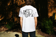 Men's Black on White T-Shirt