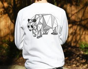 Men's Black on White Crewneck